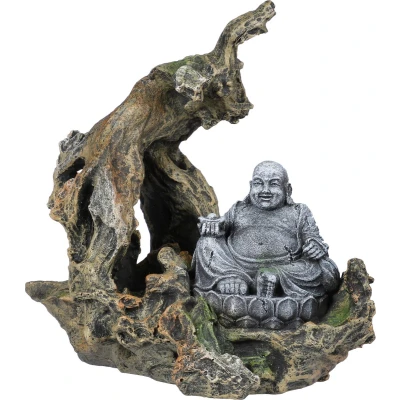 Afbeelding van Aqua Della Aquariumdecoratie Vissen Buddha Branche 24x14,5x22cm 1st
