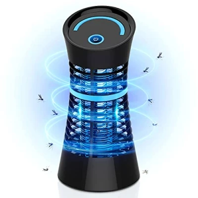 Afbeelding van HgUltra elektrische insectenvernietiger, uv lamp met reinigingsborstel, doodt muggen, vliegen en insecten, muggenval voor binnen, slaapkamer,