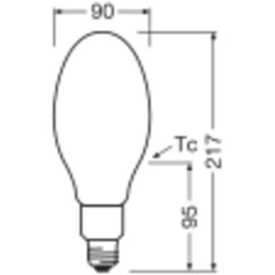 Afbeelding van LEDVANCE 141550.LE.00.01 LED lamp Energielabel D (A G) E27 Ovaal 24 W = 80 Warmwit (Ø x l) 90 mm 217 1 stuk(s)