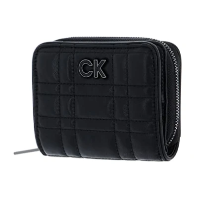 Afbeelding van Calvin Klein RE LOCK Quilt Portemonnee, Dames, Maat: One Size, Ck black