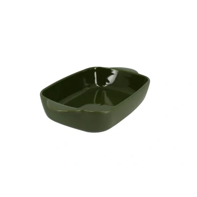 Afbeelding van Ogo Living Octave Ovenschaal 27x16,5cm Groen Aardewerk