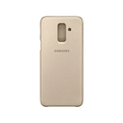 Image de Etui Samsung Flip Wallet Or pour Galaxy A6+