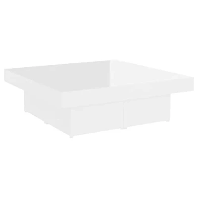 Afbeelding van vidaXL Salontafel, glanzend wit, 90 x 28 cm, spaanplaat