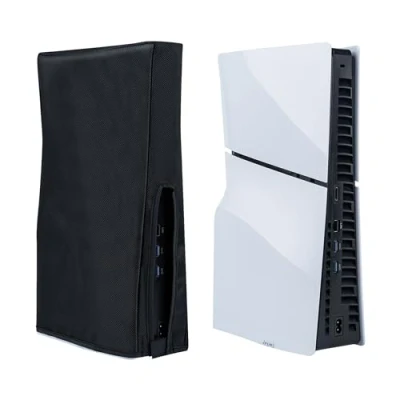 Afbeelding van Mcbazel PS5 Slim Dust Cover Anti Scratch Protective Dustproof for Playstation 5 Digital/Disc Game Console Black