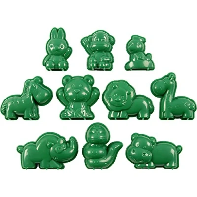Afbeelding van Sandy Clay® Zandbakspeelgoed Zandbakvormpjes Klei Vormen Dieren Geschikt Voor Zand En 4 7cm 10 Stuks