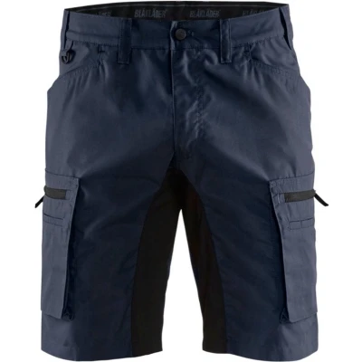 Afbeelding van Blaklader Service short stretch 1449 1845 Donker marineblauw/Zwart C52