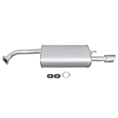 Afbeelding van HELLA 8LD 366 028 331 Einddemper Achter Met aanbouwdelen