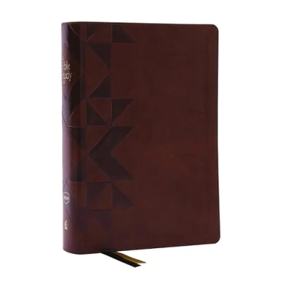 Afbeelding van NKJV, The Bible Study Bible, Leathersoft, Brown, Comfort Print