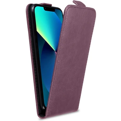 Afbeelding van Cadorabo Hoesje geschikt voor Apple iPhone 13 in LILA VIOLET Beschermhoes Case Cover flip design, gemaakt van glad kunstleder