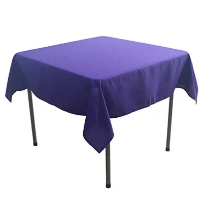 Afbeelding van KaitatsuSen Vierkant tafelkleed van polyesterweefsel, paars, 150 x cm