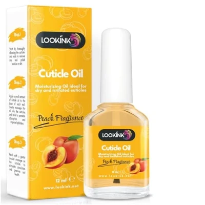 Afbeelding van Professionele nagelriemolie, 12 ml, perzikgeur, hydraterend en voedend voor hand voetnagelriemen, verzachter nagelriemen