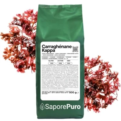 Afbeelding van Saporepuro CARRAGHENANE poeder 500 gr ideaal voor ijs, desserts, gels