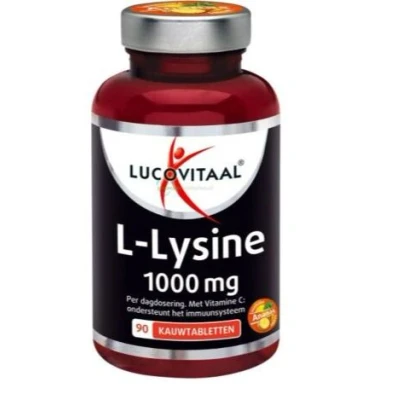 Afbeelding van Lucovitaal L Lysine 1000mg 90kt