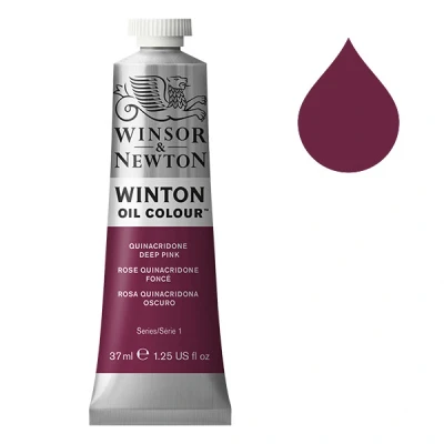 Image de Winsor &amp; Newton Winton peinture à l&#039;huile (37ml) 250 rose quinacridone foncé