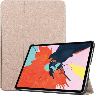 Afbeelding van iMoshion Tablet Hoes Geschikt voor iPad Air 4 (2020) /iPad 11 inch (2024) M2 / 5 (2022) Trifold Bookcase Goud