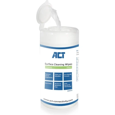 Afbeelding van Act cables AC9515 scherm en oppervlaktereinigingsdoekjes (100 stuks)