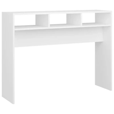 Afbeelding van vidaXL Consoletafel wit 105x30x80 cm bewerkt hout