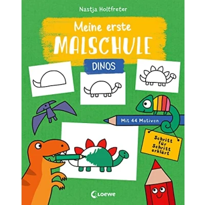 Afbeelding van Meine erste Malschule Dinos