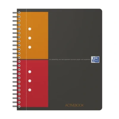 Image de Cahier à spirale de 160 pages A5+ Oxford Activebook