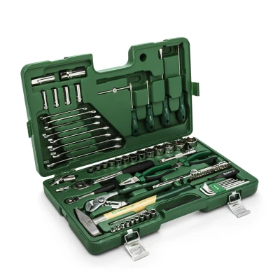 Afbeelding van SATA Gereedschapskoffer 1/4&quot; en 1/2&quot; gevuld Metrisch (80 delig)