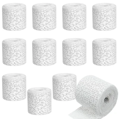 Afbeelding van LINXIU Gipsstrips voor babybuik, sneldrogend, Parijs, pleisterstrips knutselen, modelbouw, 5 cm x 2,7 m, 12 rollen