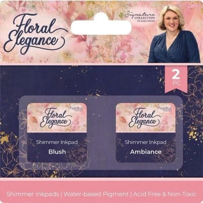 Afbeelding van Sara Signature Floral Elegance Shimmer Inkpads 2 pcs.