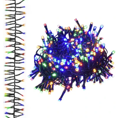Afbeelding van Lichtslinger cluster met 3000 LED&#039;s meerkleurig 23 m PVC