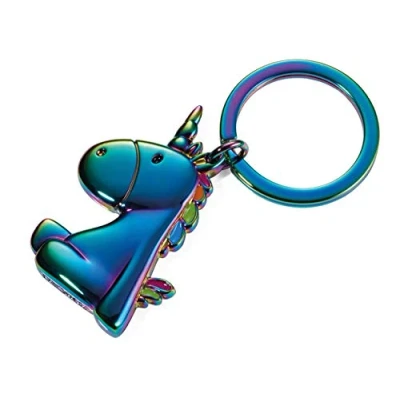 Afbeelding van Troika Eenhoorn LHBTI rainbow sleutelhanger regenboog kleur