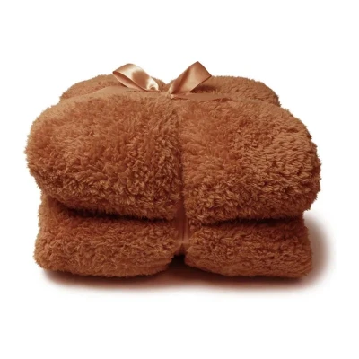 Afbeelding van je Plaid teddy l200b150 cm leerbruin koopt goedkoop bij Warentuin. Unique Living