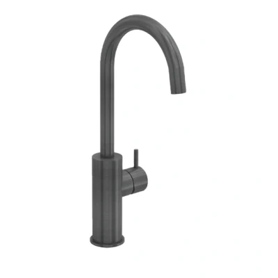 Afbeelding van Waterevolution Flow wastafelkraan hoog model PVD gun metal T1121FGME