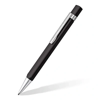 Afbeelding van staedtler balpen met draaimechaniek trx schrijfbreedte b zwart