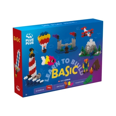 Afbeelding van Plus Learn To Build Basic Constructiespeelgoed Set Met Bouwstenen 600 Delige Bouwset Bouwspeelgoed Vanaf 5 Jaar