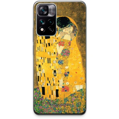 Afbeelding van Case Company® hoesje geschikt voor Xiaomi 11i Hypercharge Der Kuss Soft Cover Telefoonhoesje Bescherming aan alle Kanten en Schermrand