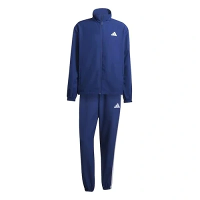 Afbeelding van adidas Sportswear Basic 3 Stripes SET Trainingspak, Heren, Maat: XS, Dark blue