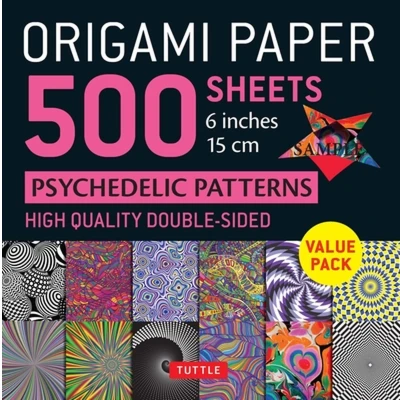Afbeelding van Origami Paper 500 Sheets Psychedelic Patterns