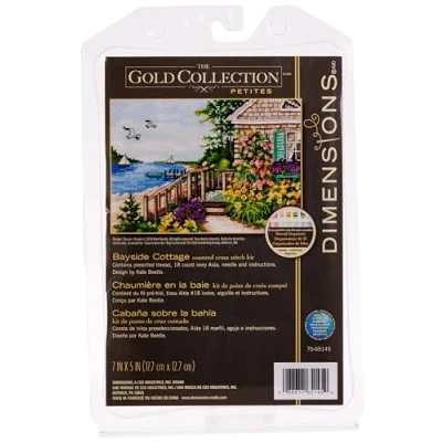 Afbeelding van Borduurpakket bayside cottage van dimensions 70 65145