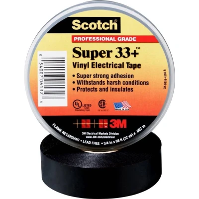 Afbeelding van Scotch SUPER33+ 19X33 Isolatietape Zwart (l x b) 33 m 19 mm