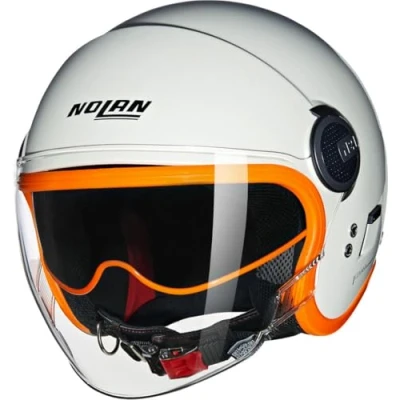Afbeelding van Nolan N21 Visor 06 Ocio 347 Pearl Oranje Glossy Jethelm Maat XL Helm