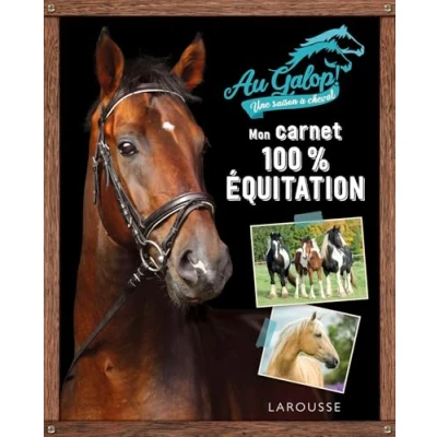 Afbeelding van MON CARNET 100% EQUITATION AVEC AU GALOP UNE SAISON A CHEVAL