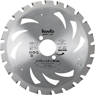 Afbeelding van kwb 585538 Hardmetaal cirkelzaagblad 173 x 30 1.4 mm Aantal tanden: 24 1 stuk(s)