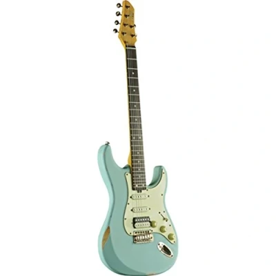 Afbeelding van EKO AIRE RELIC BLU elektrische gitaar blauw