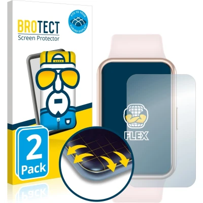 Afbeelding van BROTECT Schermbeschermer met volledige dekking, Smartwatch beschermfolie, Transparant