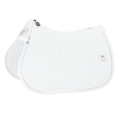 Image de Eskadron Tapis de Selle Classic Sports Cord Emblem Polyvalent Blanc Full