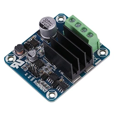 Afbeelding van 5 V 15 50 A DC motordriver H brug MOSFET Single Channel PWM met halfgeleiderkoeler voor elektronische auto&#039;s