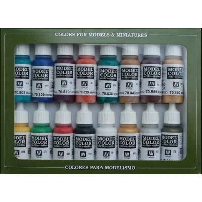 Afbeelding van Model Color Set Medieval Colors 16 kleuren 17ml 70142
