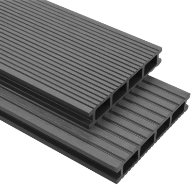 Afbeelding van Terrasplanken HKC met accessoires 25 m² 4 m grijs