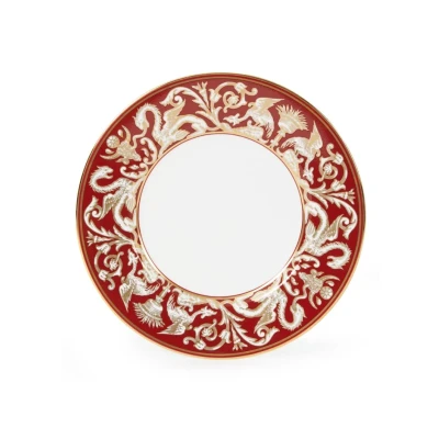 Afbeelding van Wedgwood Renaissance Red Dinerbord 22,8 Cm Rood