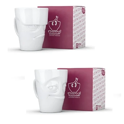 Afbeelding van FiftyEight Henkeltassen 2 delige set verschmitzt + grummelig T18101 T18201