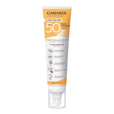 Afbeelding van Gamarde Zonnebrandcrème Hoge Bescherming SPF50 Organic 100 ml
