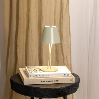 Afbeelding van Lindby Terraslampen met touchdimmer 1licht Metaal, kunststof H: 25 cm saliegroen Inclusief lichtbron